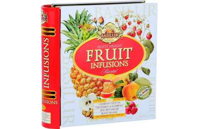 BASILUR Fruit Infusions Book Fruity Delight plech 32 x 1,8 g